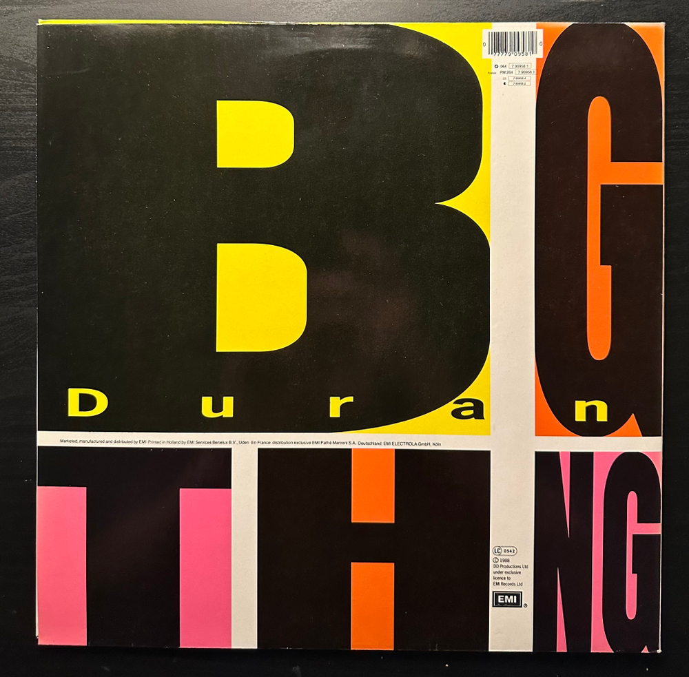 Duran Duran - Big Thing (Европа 1988г.)