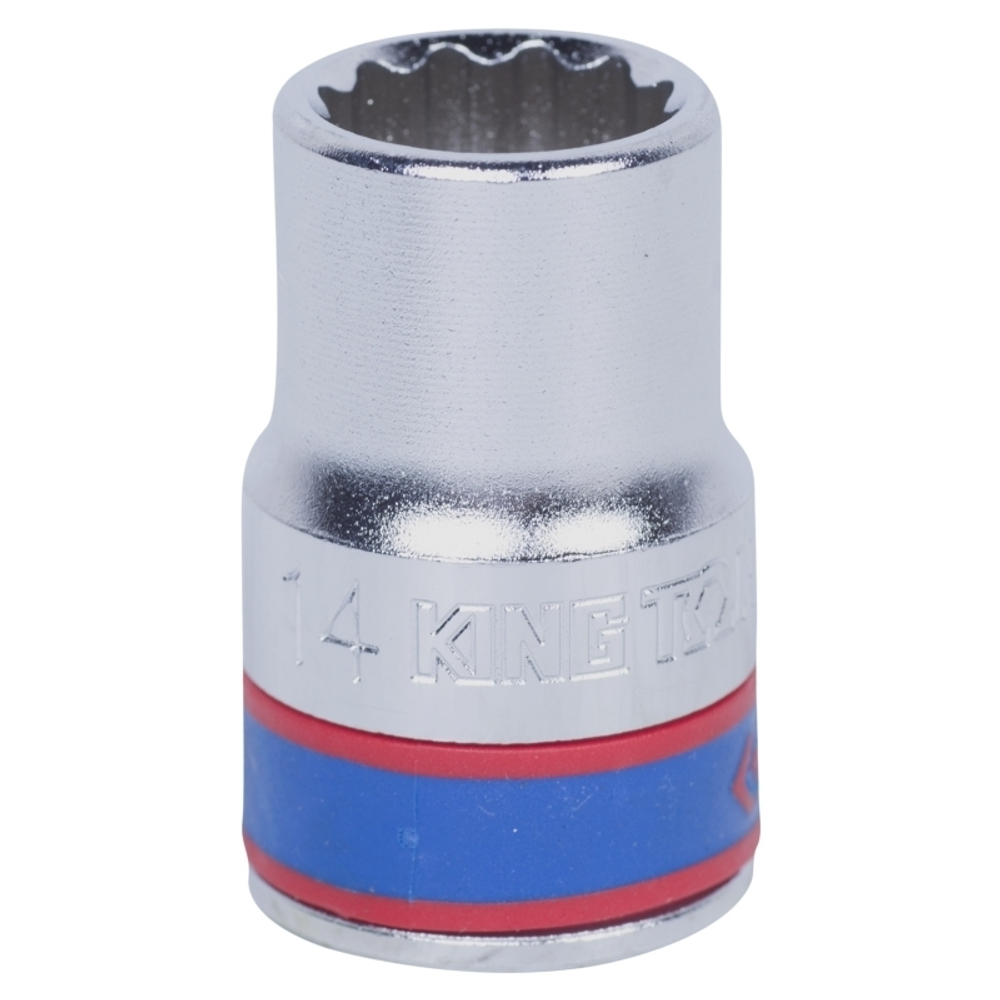 Головка торцевая стандартная двенадцатигранная 1/2", 14 мм KING TONY 433014M