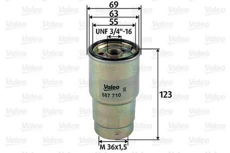 VALEO - 587710-VAL - Fuel Filter