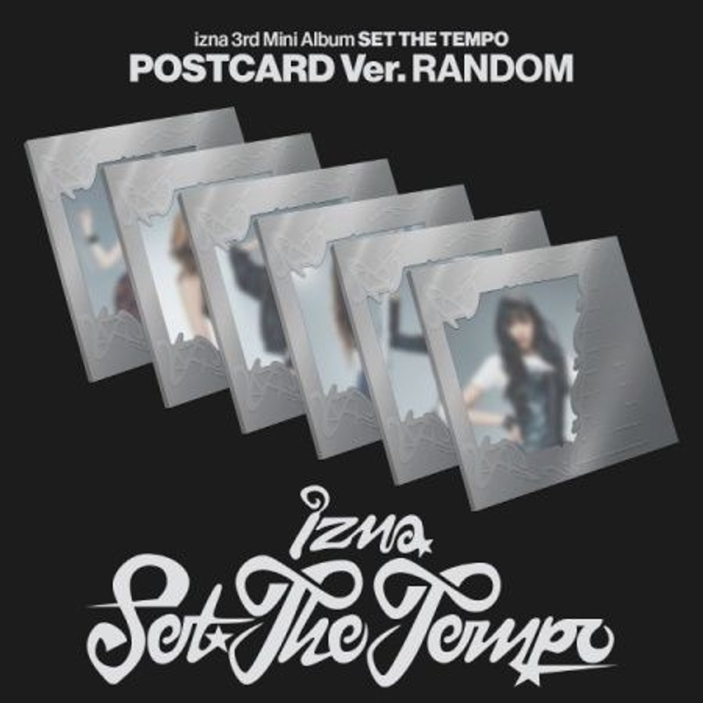 (ПРЕДЗАКАЗ) Альбом izna - SET THE TEMPO 3rd Mini Album POSTCARD RANDOM Version