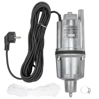 Насос вибрационный погружной (230В, 50Гц, 280Вт, 18л/мин) RockFORCE RF-VMP60-1 ALU