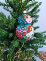 Матрешка стеклянная Анечка
