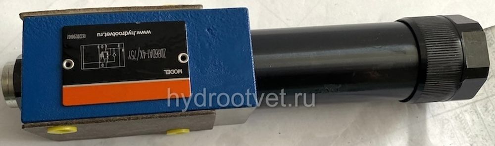 ZDR6DA1-4X/75Y - Редукционный клапан Ду 6 трехлинейный модульного монтажа с давлением регулировки до 75 бар, регулирует в канале A, обратный клапан - есть