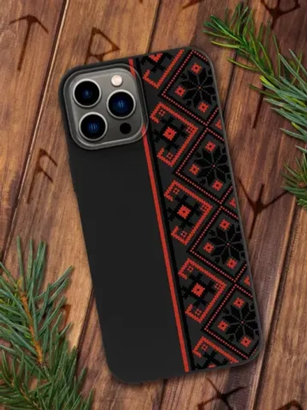Чехол на iPhone 13 Pro Max с принтом Русский орнамент