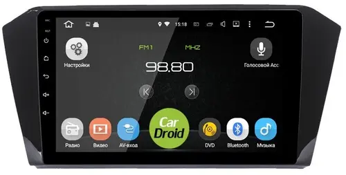 Магнитола для Volkswagen Passat 2015+ (без штатного усилителя) - Airok RM-3713 Android 12, SIM-слот