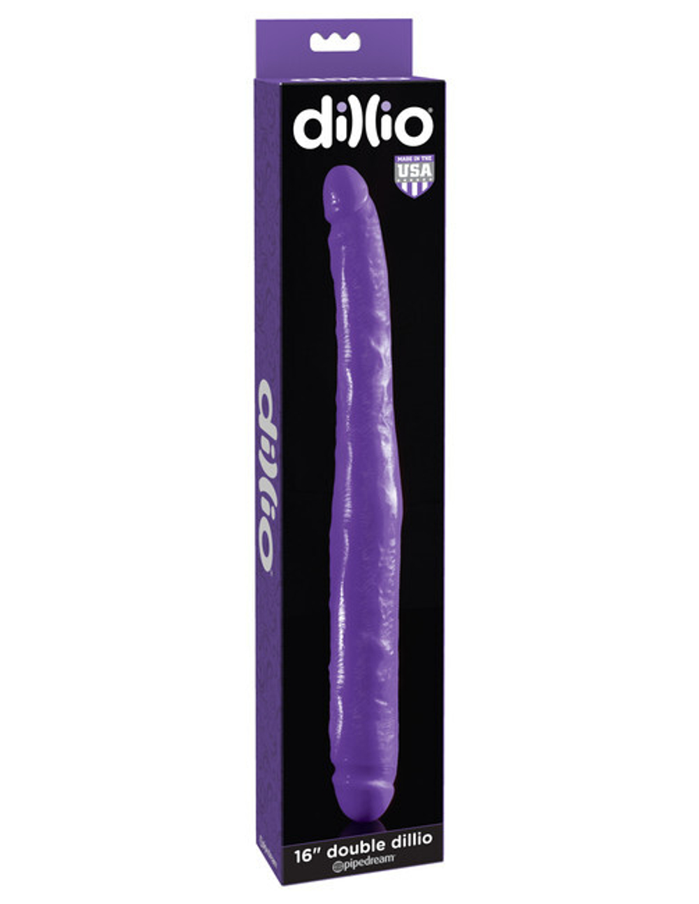 Фаллоимитатор двусторонний 16" Double Dillio фиолетовый (Цвет: фиолетовый)