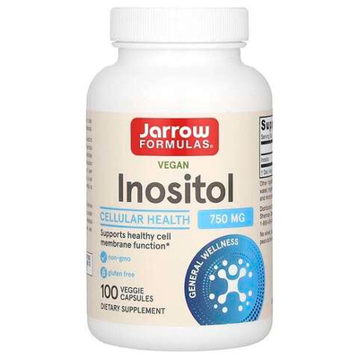 Jarrow Formulas, Inositol 750 mg, 100 Veg Capsules | Inozitol, 750 mg, 100 kapsula