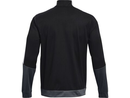 Мужская теннисная кофта Under Armour Tricot Jacket - чёрный/pitch gray