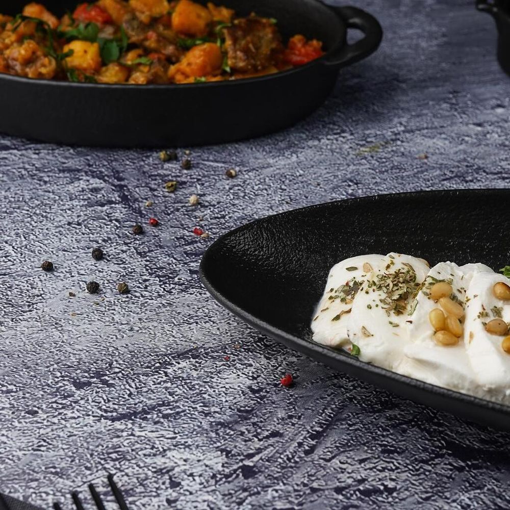 Блюдо овальное 30*14 см Smooth Black Raw Stellar P.L. Proff Cuisine [1]