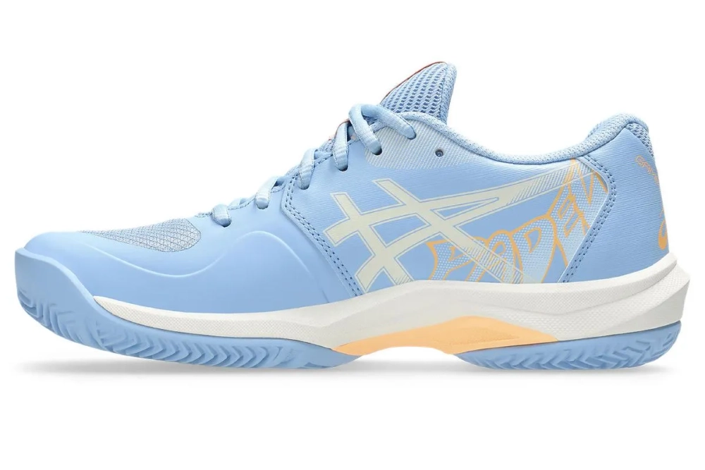 Женские кросовки для Padel Asics Game FF Padel - stone wash/orange glow