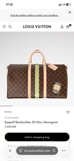 Дорожная сумка Louis Vuitton Keepall 50
