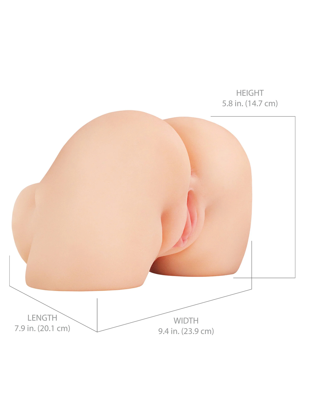 Мастурбатор с вибрацией PDX Plus Shake That Ass Vibrating Light Pipedream RD63221PD