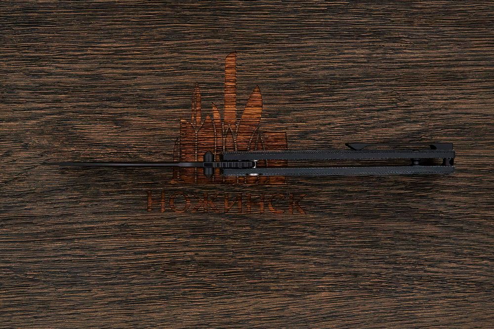 Нож складной Artisan 1856P-MBK Andromeda, клинок 87мм, сталь CPM S35VN, рукоять микарта