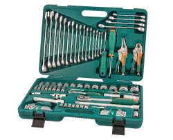 S04H52478S Набор инструмента универсальный 1/4", 1/2"DR, 78 предметов