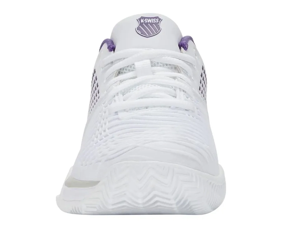 Женские теннисные кроссовки K-Swiss Express Light 3 Clay - white/purple haze/lunar rock