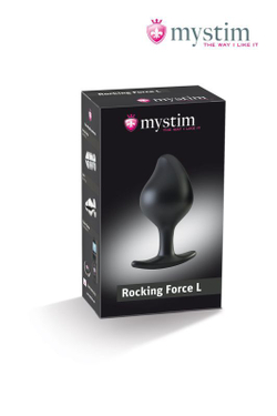 Mystim e-stim butt plug Rocking Force - Анальная пробка с электростимуляцией, L