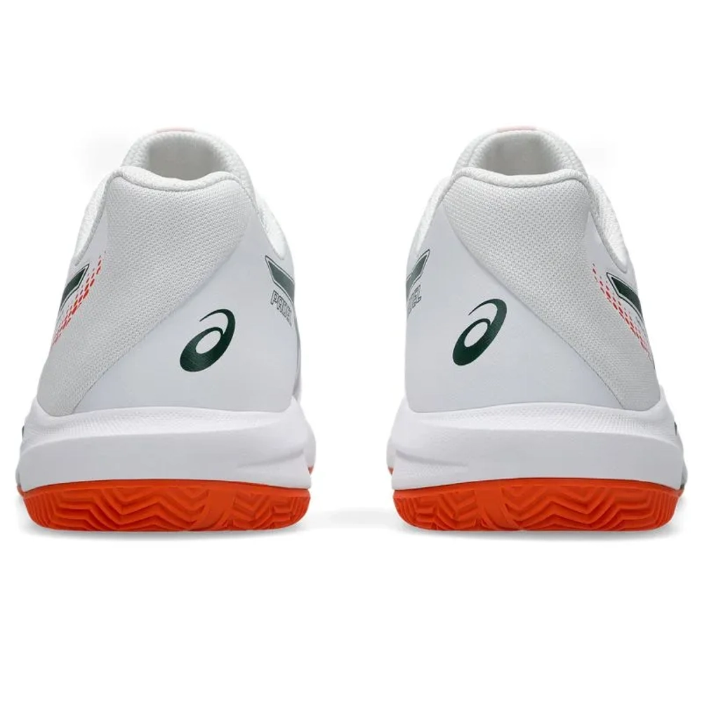 Мужские кросовки для Padel Asics Gel-Dedicate 9 Padel - white/jewel green
