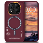 Дизайнерский чехол из мягкого пластика для REDMI NOTE 14 PRO 4G (не 5G) с MagSafe и усиленной защитой камеры