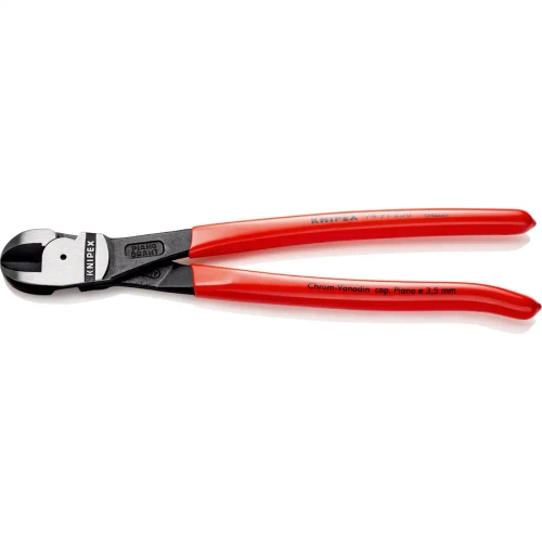 Кусачки боковые повышенной мощности черненые 250 мм Knipex 74 91 250