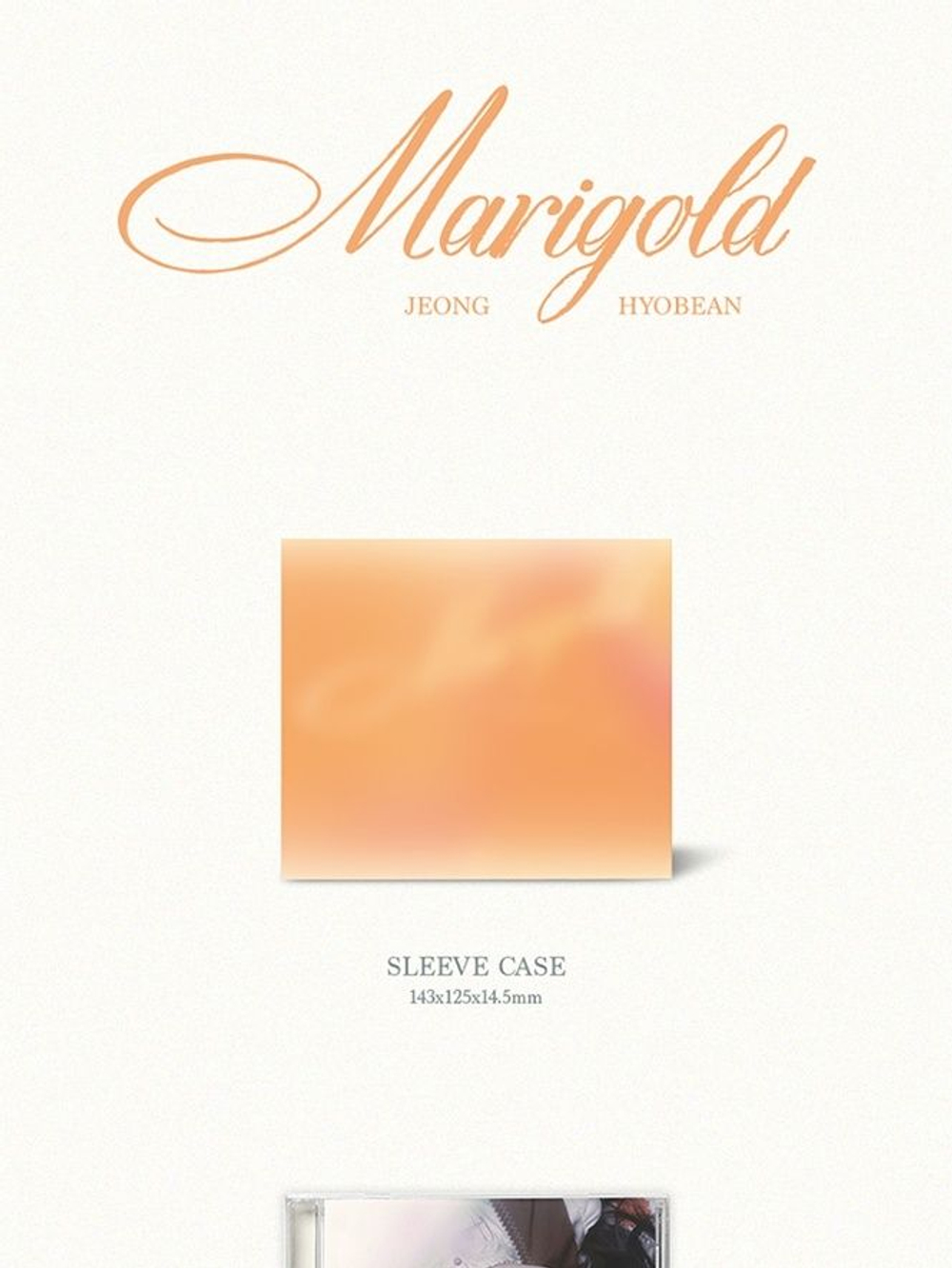Альбом JEONG HYOBEAN - MARIGOLD 1st EP Album