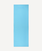 Коврик для йоги и фитнеса STARFIT FM-101, PVC, 183x61x0,6 см, синий пастель