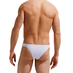 Хлопковые мужские трусы-бразилиана Modern Essentials Brazilian Slip (Размер: S) (Цвет: темно-синий)