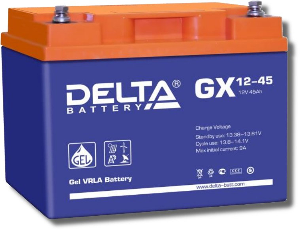 GX 12-45 Delta Аккумулятор герметичный свинцово-кислотный