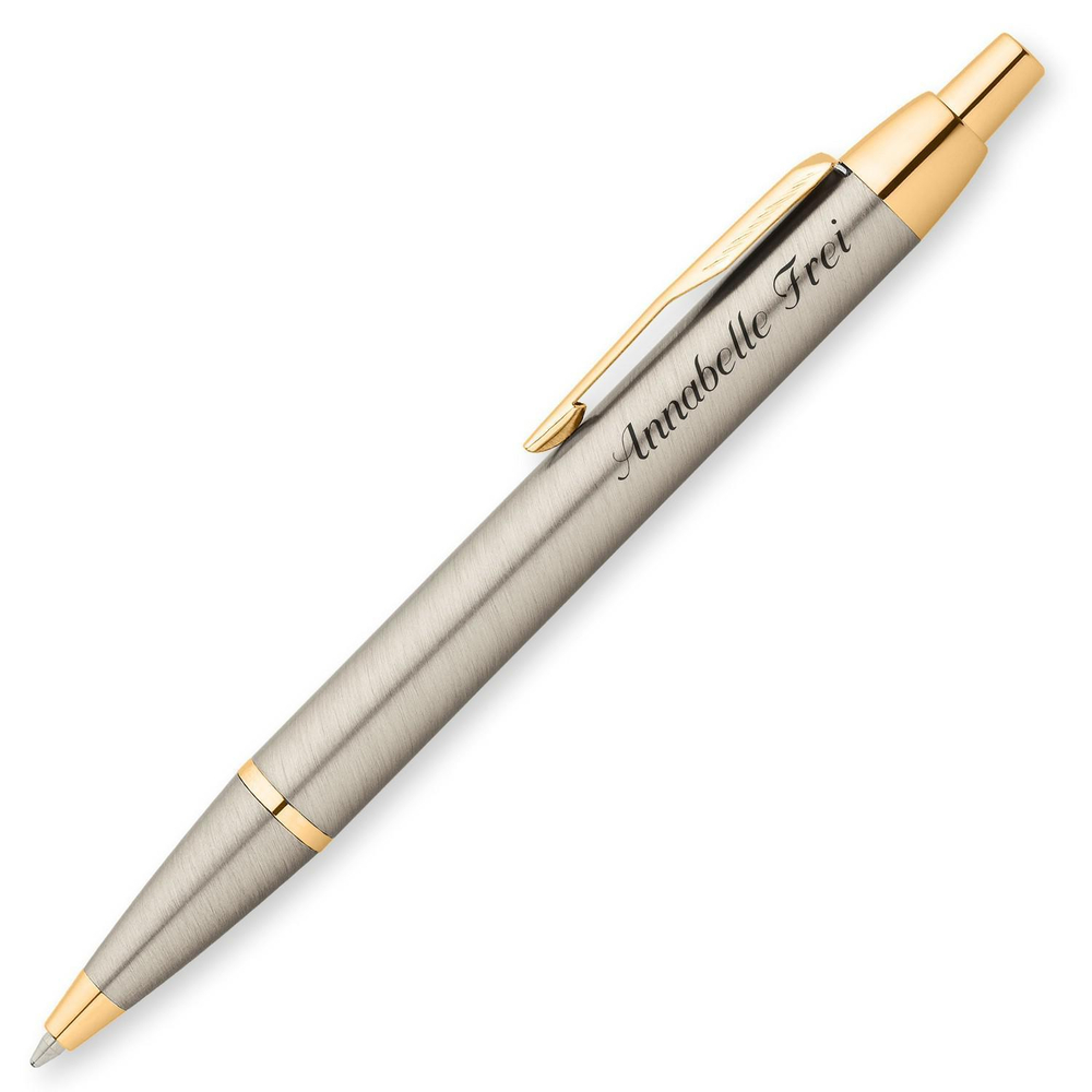 Шариковая ручка Parker IM Metal K223 Brushed Metal GT