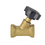 Клапан балансировочный ручной латунь MNT-R Ду 40 Rp1 1/2" Ру16 Тмакс=120 оС ВР Kvs=13м3/ч с измерительными ниппелями Ридан 003Z2335R