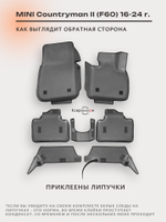 Автомобильные коврики ЭВА с бортами для MINI Countryman II (F60) 16-24г.