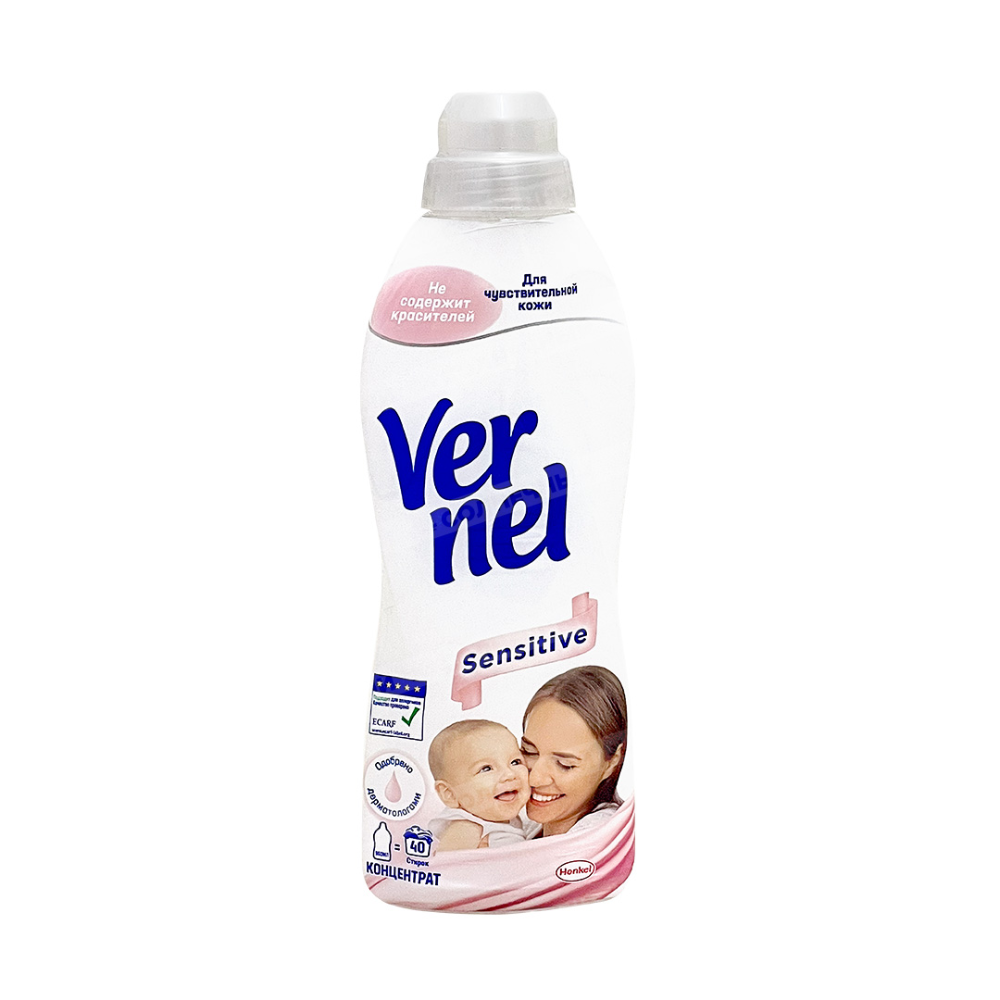 Кондиционер для белья Vernel Sensitive 960 мл