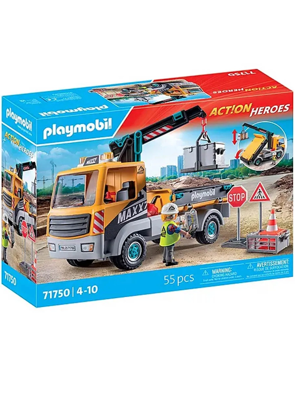 Набор Строительный грузовик с краном Playmobil 71750