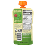 Pumpkin Tree Organics, Peter Rabbit Organics, органическое фруктовое и овощное пюре, яблоко, горох и шпинат, 125 г (4,4 унции)