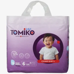Подгузники TOMIKO Comfort+ M 58 шт