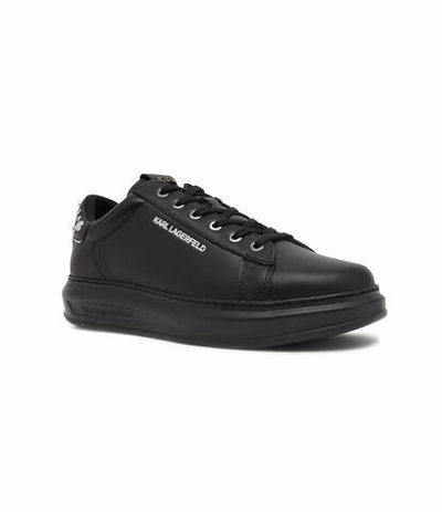 Кожаные кроссовки rivet kounter Karl Lagerfeld - черный(KL52576)