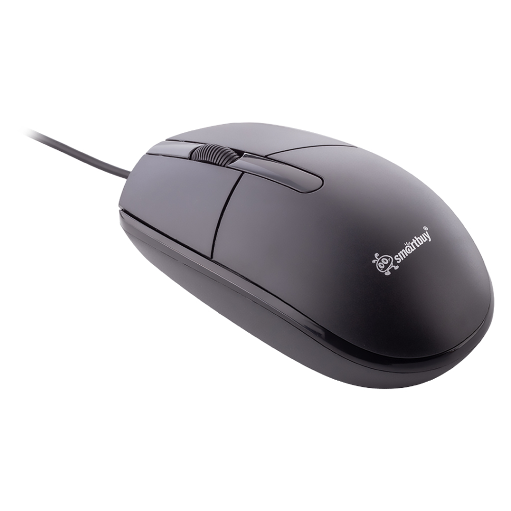 Мышь проводная Smartbuy серия ONE 208 черная (SBM208K)