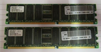 Оперативная память IBM DDR 256MB PC2100 ECC REG DIMM (x225, x235, x335, x345) 09N4306