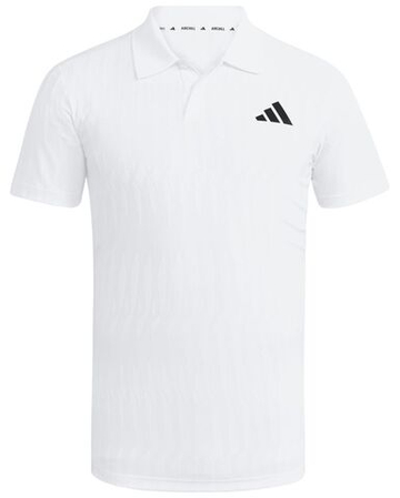 Мужское теннисное поло Adidas Climacool+ Airchill Freelift - white