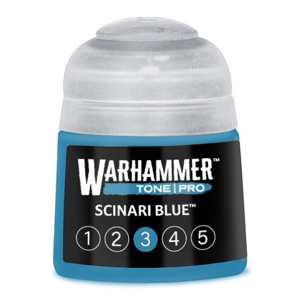 Краска Scinari Blue 3 — Warhammer Tone Pro, 12 мл, 20-343 (ПРЕДЗАКАЗ)