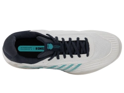 Мужские кроссовки теннисные K-Swiss Hypercourt Express 3 - blanc de blanc/carbon/baltic