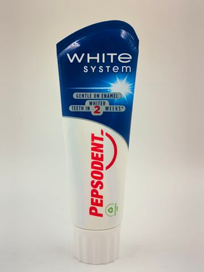 Зубная паста Pepsodent White System с кальцием и фтором, 75 мл