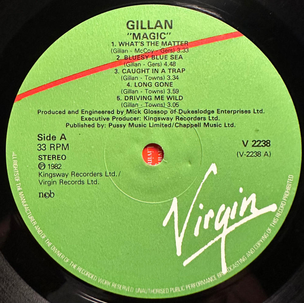 Gillan - Magic (Скандинавия 1982г.)