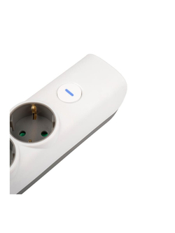 Удлинитель 4х5м с заземл. с выкл. бел. ET-04-500W (4х5.0) JAZZway 5051836