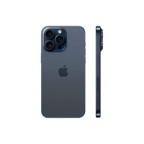 Смартфон Apple iPhone 15 Pro Max 1TB, Nano-SIM + eSIM, Blue Titanium (Синий)