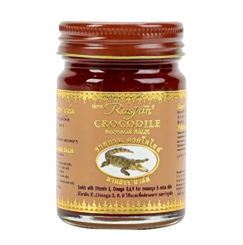 Бальзам с крокодильим жиром Rasyan Crocodile Massage Balm, 50 гр