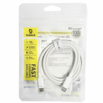 Кабель-зарядка Type-C на Type-C Baseus 240W 1м (E0427702) белый