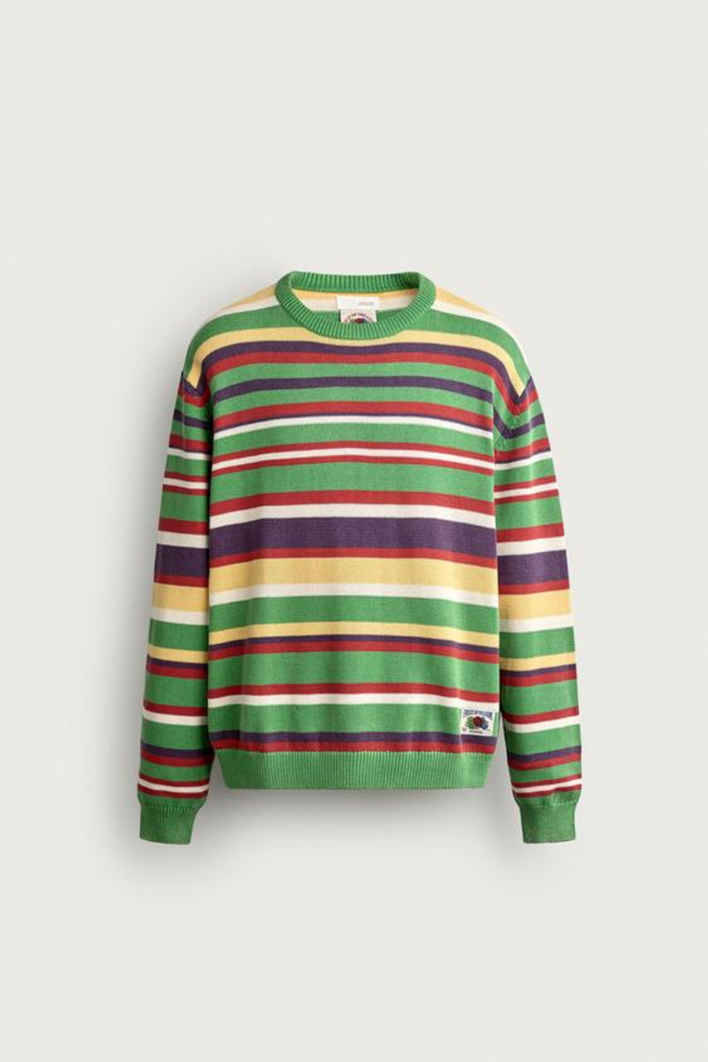 ZARA - FRUIT OF THE LOOM™ ДЖЕМПЕР ИЗ 100% ХЛОПКА С ВЫШИВКОЙ, ПОЛОСКИ