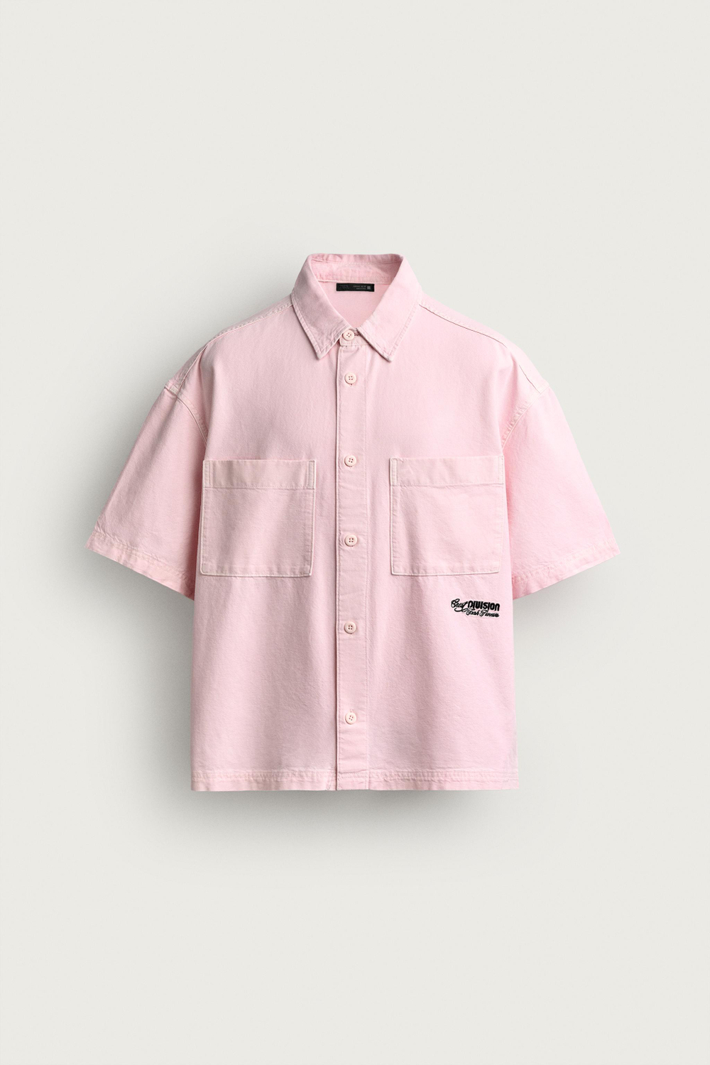 КОМБИНИРОВАННАЯ РУБАШКА RELAXED FIT — ZARA