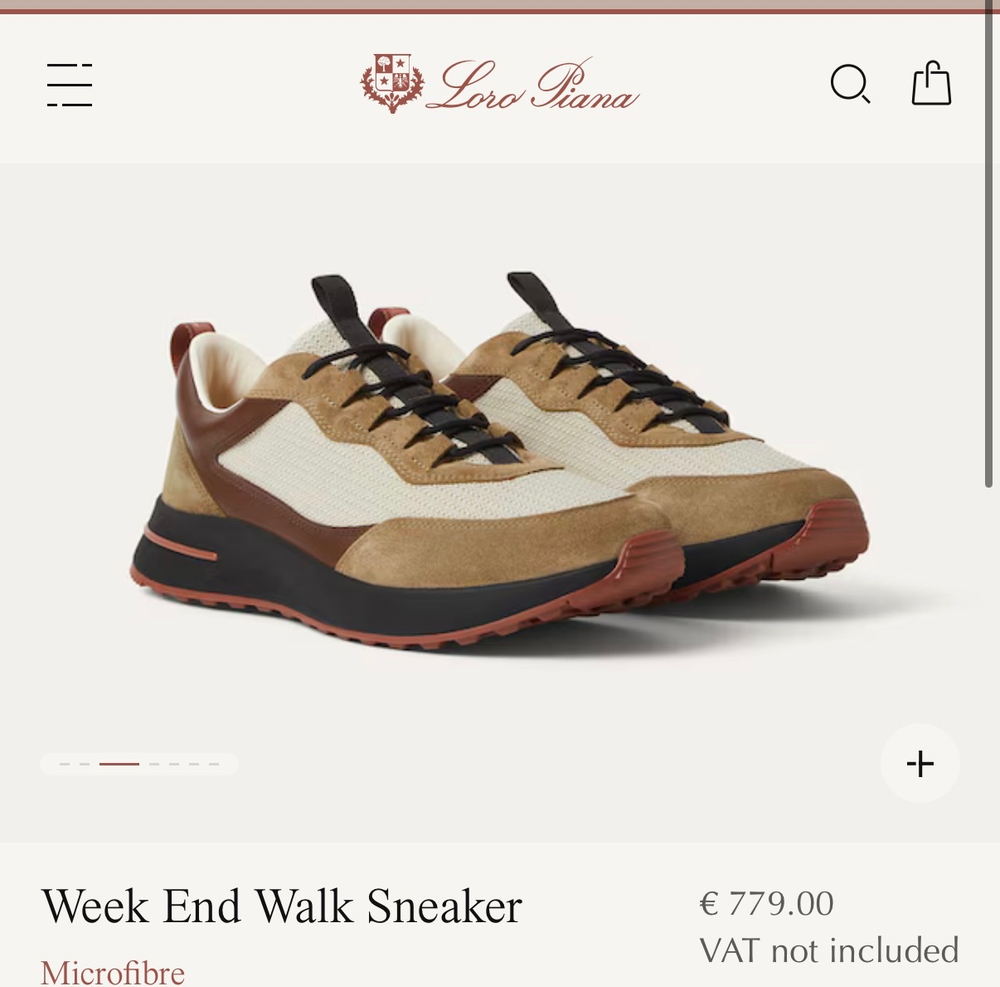 Кроссовки Loro Piana Week End Walk