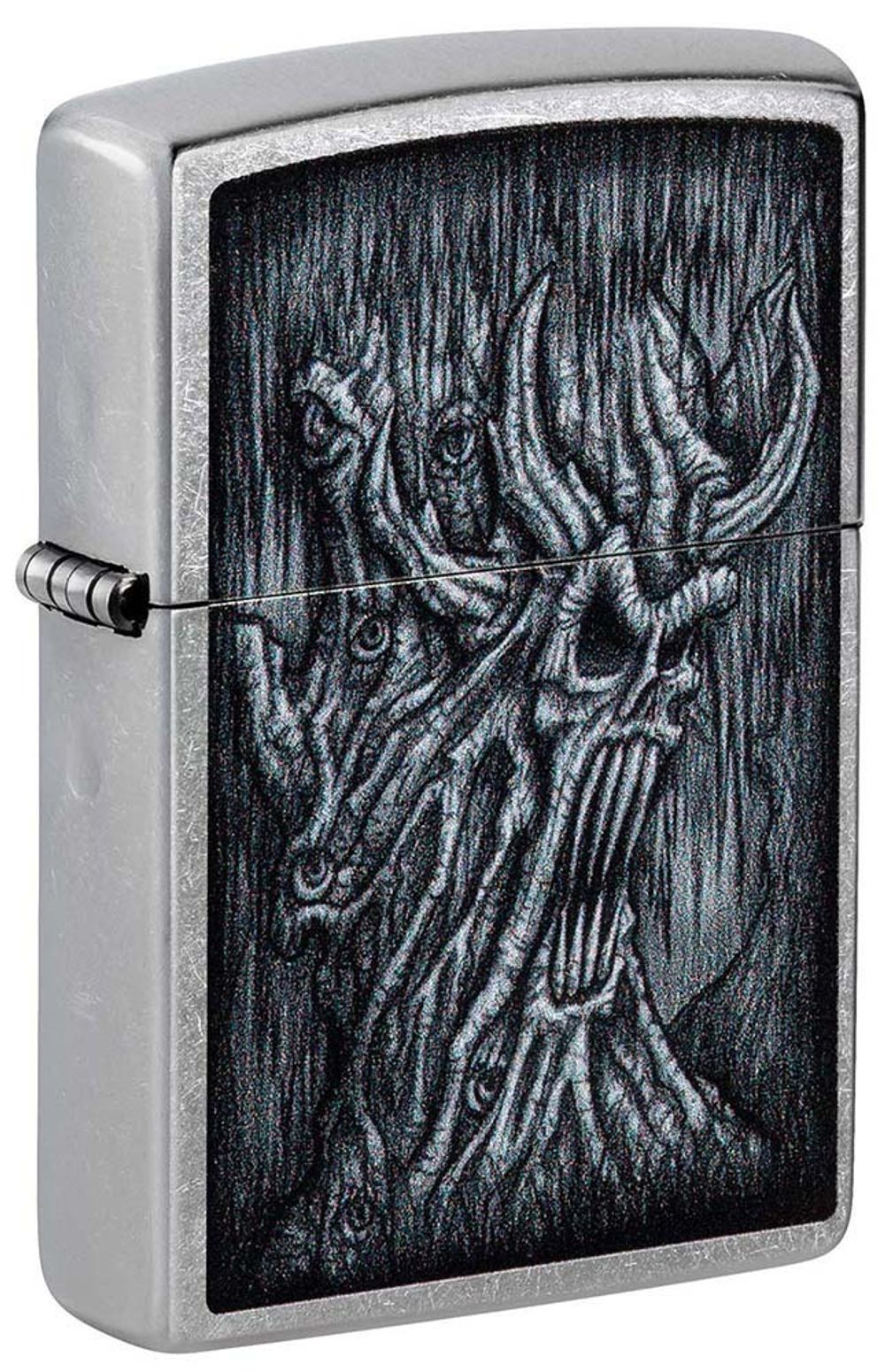 Зажигалка Zippo Evil Tree с покрытием Street Chrome (48681) 2